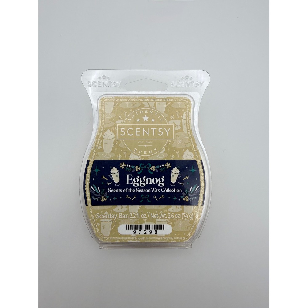 Scentsy Eggnog Scents of the Season Wax Bar Authentic Home Fragrance